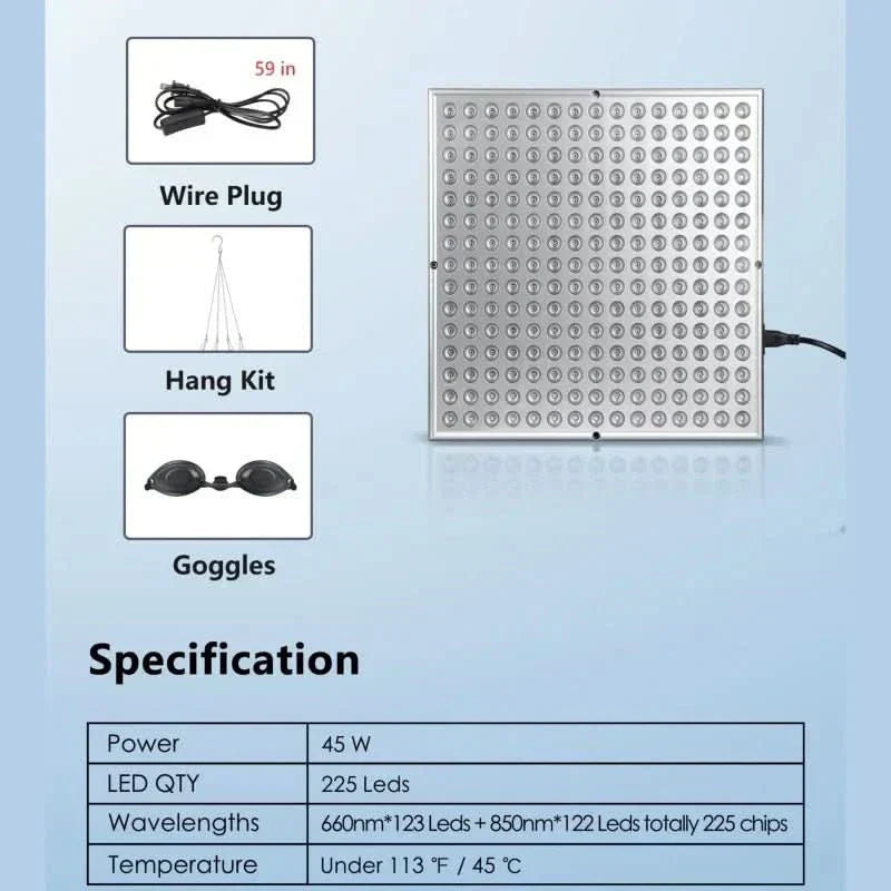Infrared Skin Therapy Lamp for Relaxation