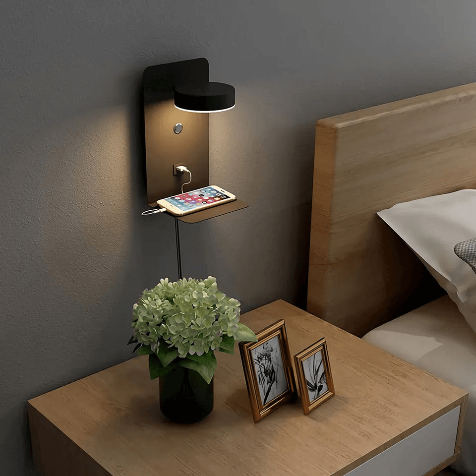 Rotating Night Lamp with Charging Station