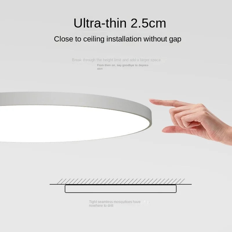 Round Modern LED Flush Ceiling Light Kalsten