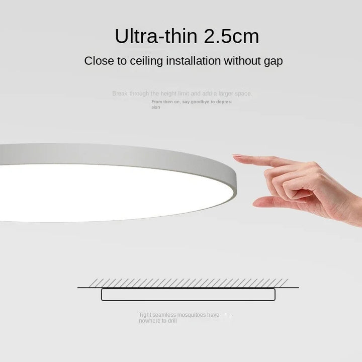 Round Modern LED Flush Ceiling Light Kalsten