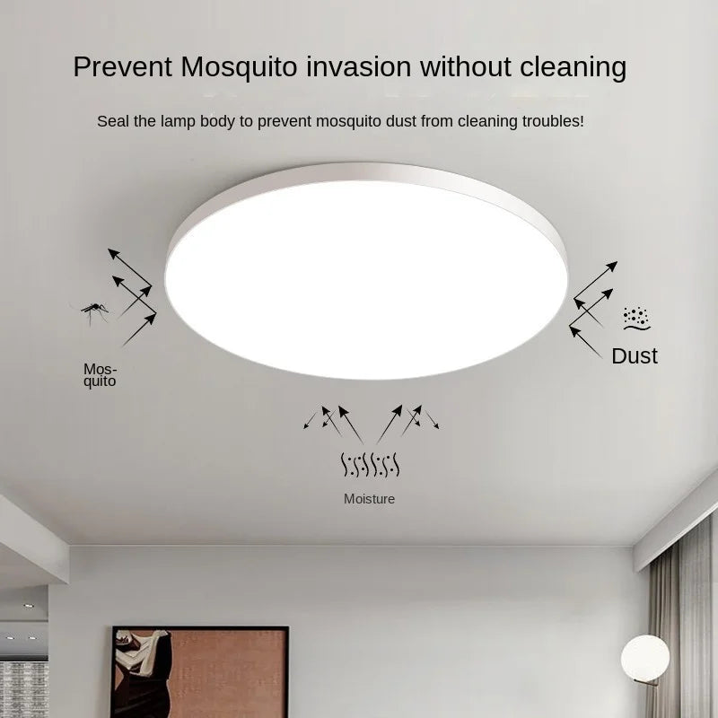 Round Modern LED Flush Ceiling Light Kalsten