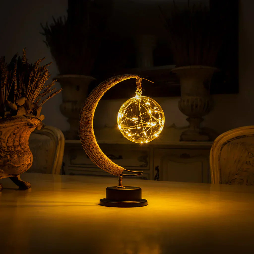 Kalsten | LED Moon Lamp Decorative Bedroom Table Light