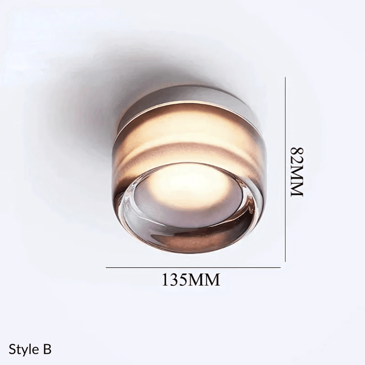 Luminara | Elegant Modern Metal Glass Wall Sconce Light Fixture | Kalsten