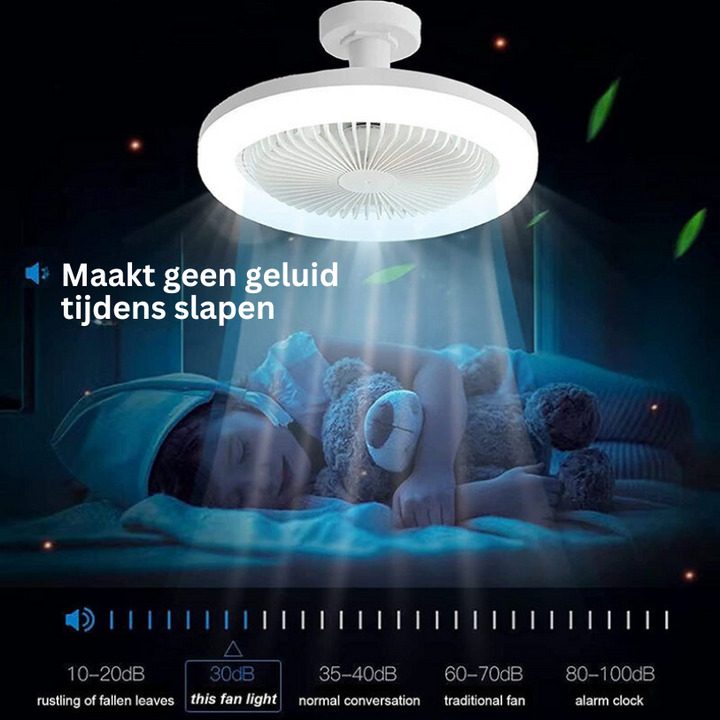BreezeGlow Fan Light – Ceiling Fan with Remote Control | Kalsten