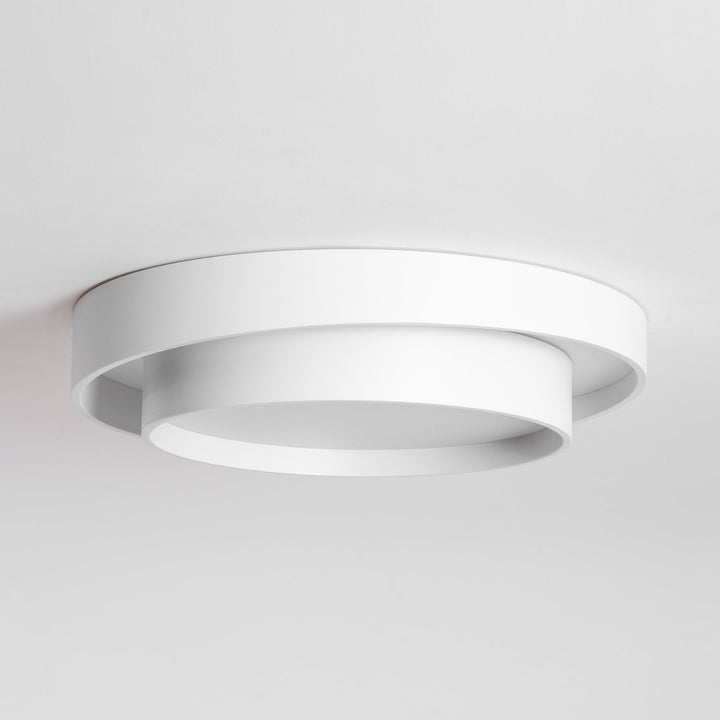 Modern LED Ceiling Light 15.7 in Flush Mount Living Room Bedroom Minimalist Acrylic Fixture | Kalsten