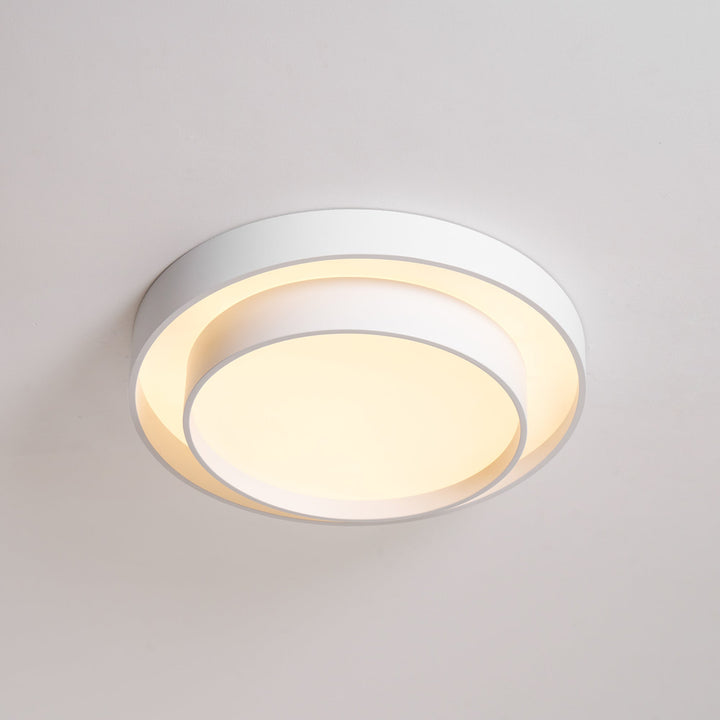 Modern LED Ceiling Light 15.7 in Flush Mount Living Room Bedroom Minimalist Acrylic Fixture | Kalsten
