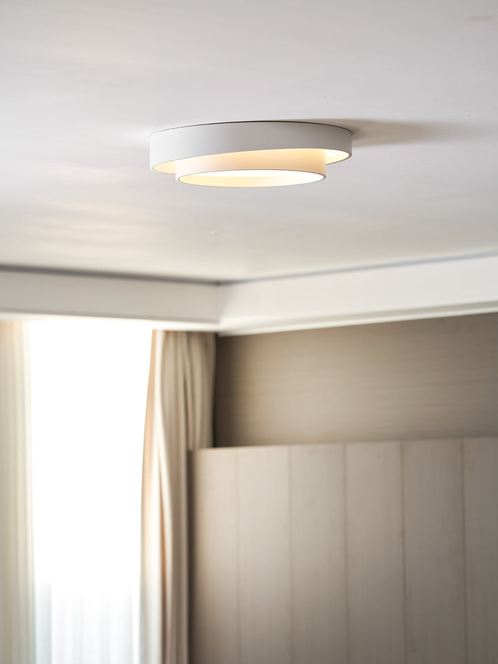 Modern LED Ceiling Light 15.7 in Flush Mount Living Room Bedroom Minimalist Acrylic Fixture | Kalsten