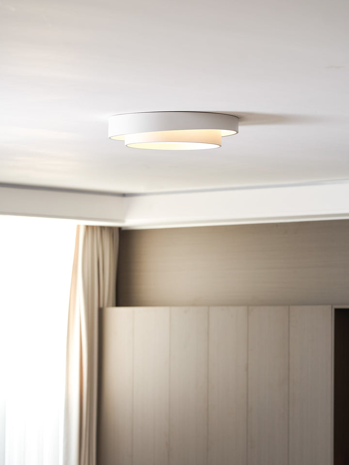 Modern LED Ceiling Light 15.7 in Flush Mount Living Room Bedroom Minimalist Acrylic Fixture | Kalsten