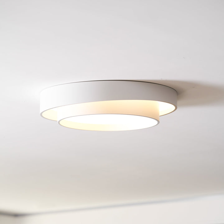 Modern LED Ceiling Light 15.7 in Flush Mount Living Room Bedroom Minimalist Acrylic Fixture | Kalsten