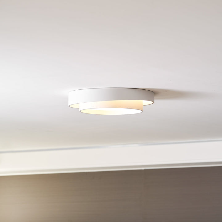 Modern LED Ceiling Light 15.7 in Flush Mount Living Room Bedroom Minimalist Acrylic Fixture | Kalsten