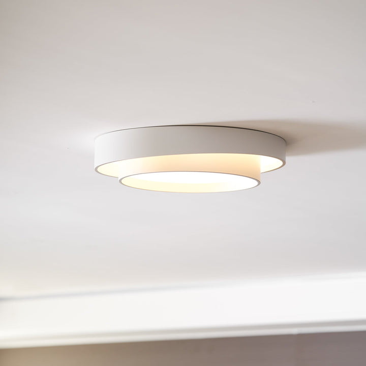 Modern LED Ceiling Light 15.7 in Flush Mount Living Room Bedroom Minimalist Acrylic Fixture | Kalsten