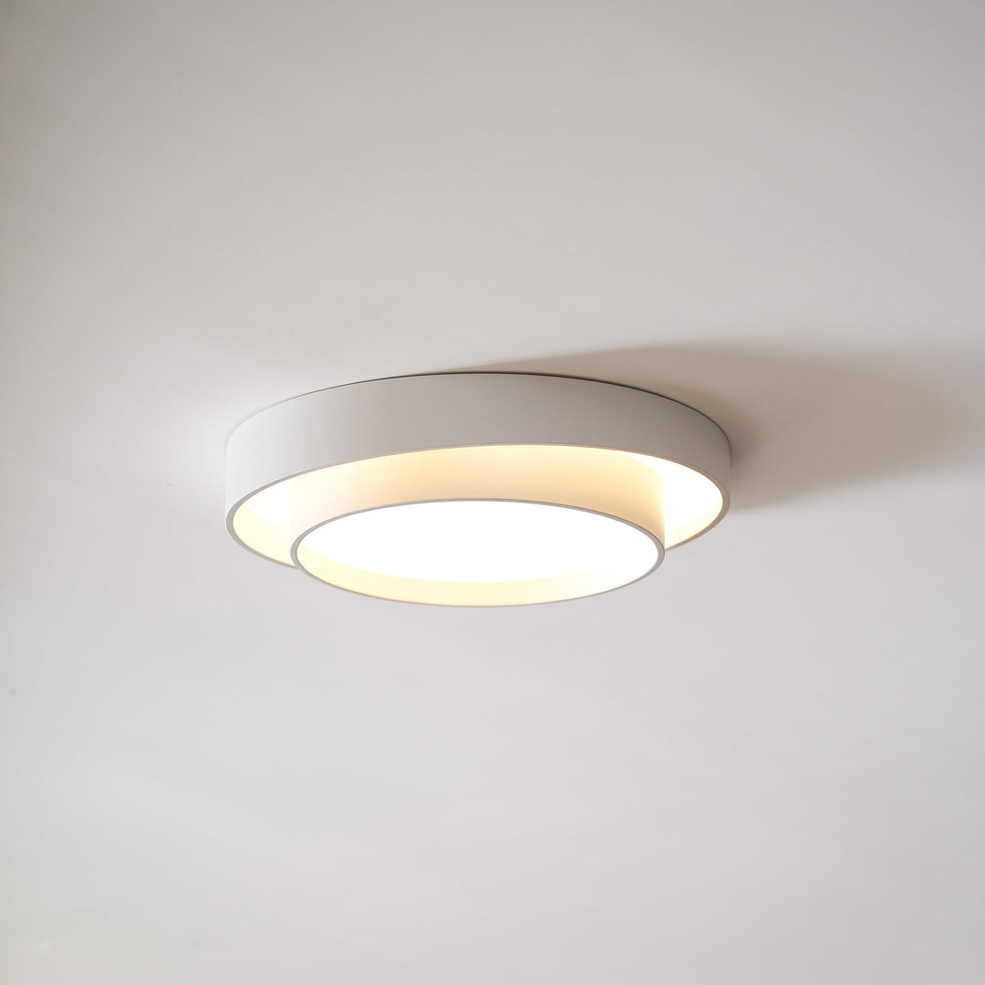 Modern LED Ceiling Light 15.7 in Flush Mount Living Room Bedroom Minimalist Acrylic Fixture | Kalsten