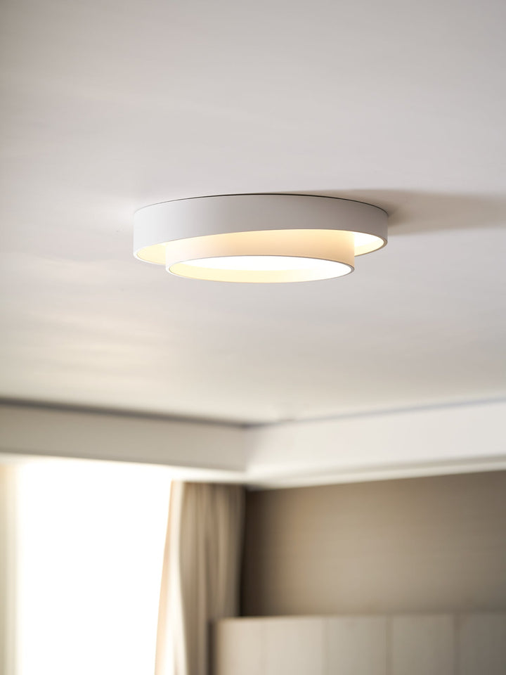 Modern LED Ceiling Light 15.7 in Flush Mount Living Room Bedroom Minimalist Acrylic Fixture | Kalsten