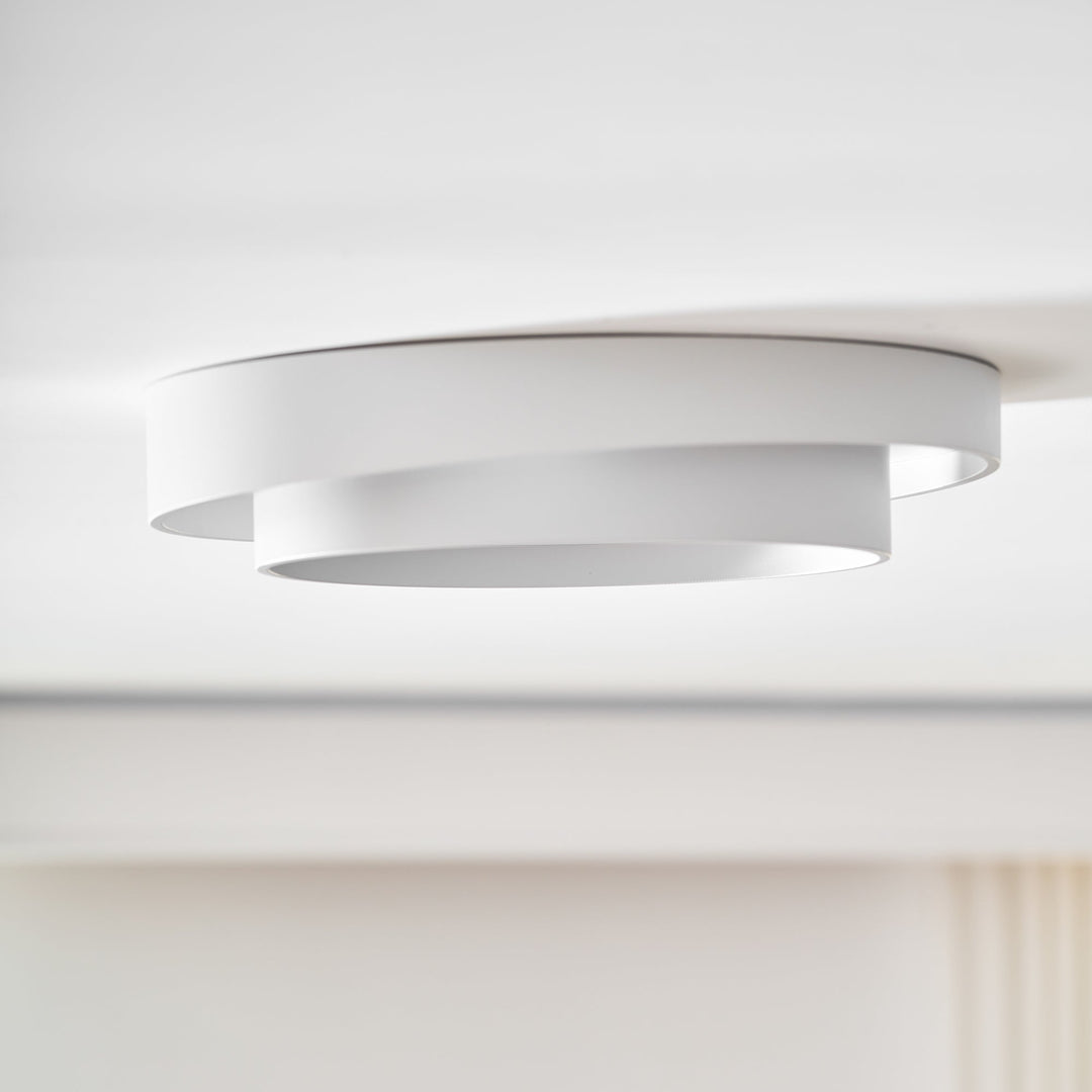 Modern LED Ceiling Light 15.7 in Flush Mount Living Room Bedroom Minimalist Acrylic Fixture | Kalsten
