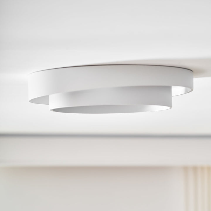 Modern LED Ceiling Light 15.7 in Flush Mount Living Room Bedroom Minimalist Acrylic Fixture | Kalsten