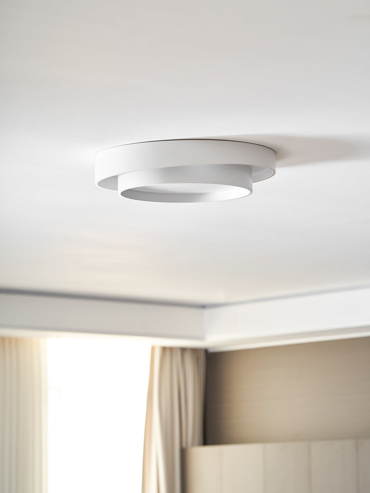Modern LED Ceiling Light 15.7 in Flush Mount Living Room Bedroom Minimalist Acrylic Fixture | Kalsten