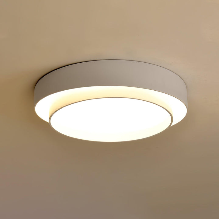 Modern LED Ceiling Light 15.7 in Flush Mount Living Room Bedroom Minimalist Acrylic Fixture | Kalsten