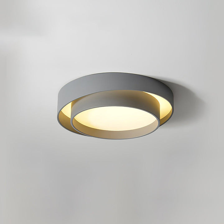 Modern LED Ceiling Light 15.7 in Flush Mount Living Room Bedroom Minimalist Acrylic Fixture | Kalsten