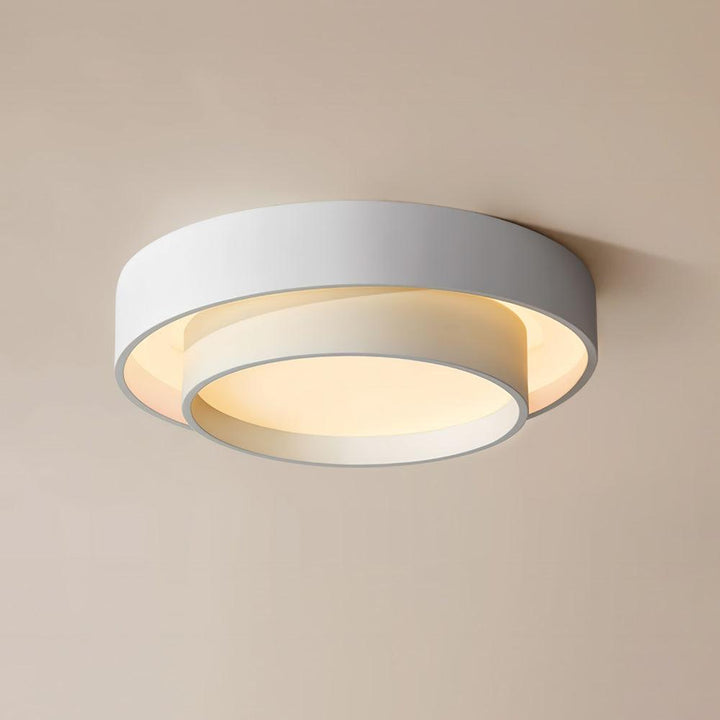 Modern LED Ceiling Light 15.7 in Flush Mount Living Room Bedroom Minimalist Acrylic Fixture | Kalsten