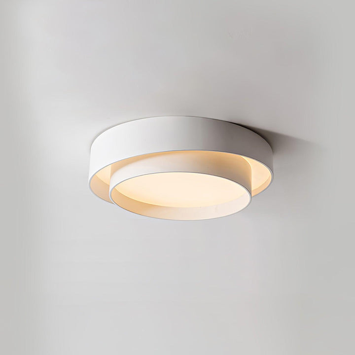Modern LED Ceiling Light 15.7 in Flush Mount Living Room Bedroom Minimalist Acrylic Fixture | Kalsten