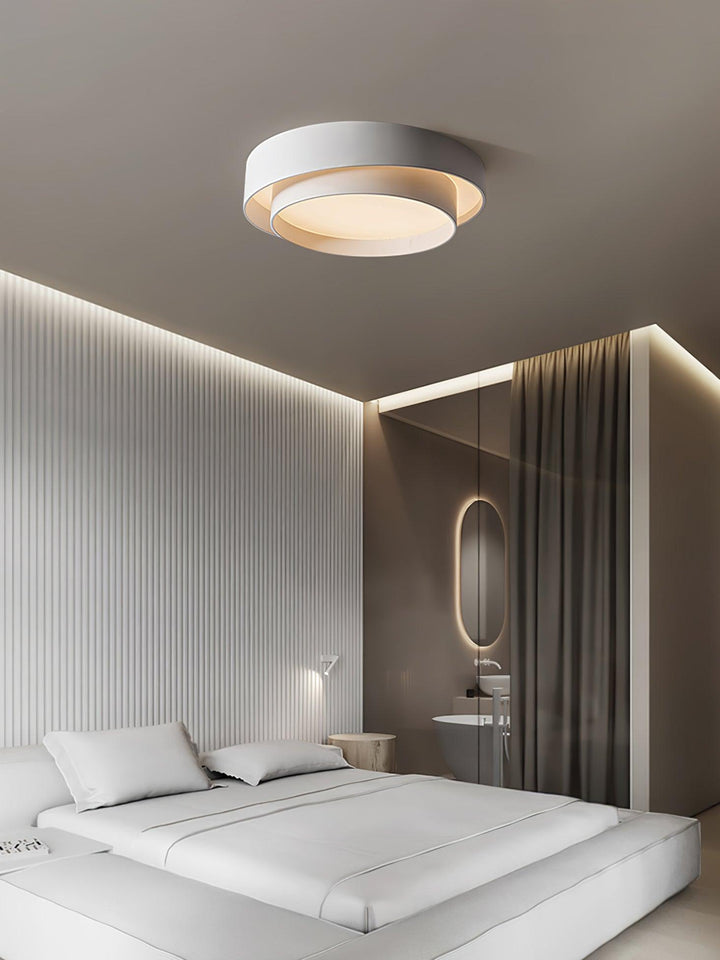 Modern LED Ceiling Light 15.7 in Flush Mount Living Room Bedroom Minimalist Acrylic Fixture | Kalsten