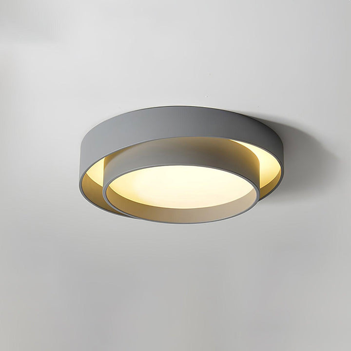 Modern LED Ceiling Light 15.7 in Flush Mount Living Room Bedroom Minimalist Acrylic Fixture | Kalsten