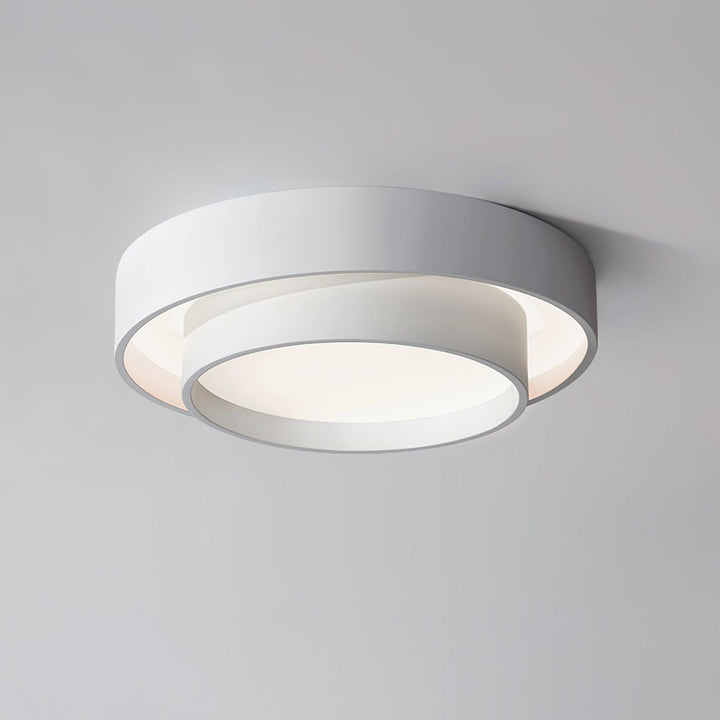 Modern LED Ceiling Light 15.7 in Flush Mount Living Room Bedroom Minimalist Acrylic Fixture | Kalsten