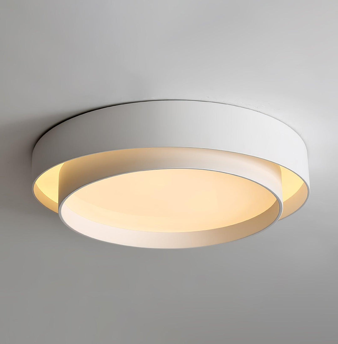 Modern LED Ceiling Light 15.7 in Flush Mount Living Room Bedroom Minimalist Acrylic Fixture | Kalsten