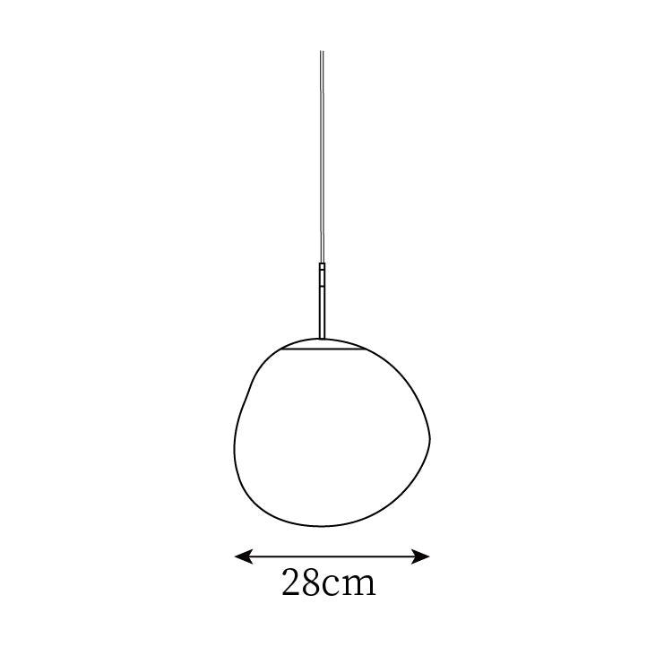 Pendant Lamp Metal 11 in Adjustable Ceiling Light Silver Gold Rose Gold Smoky Gray | Kalsten
