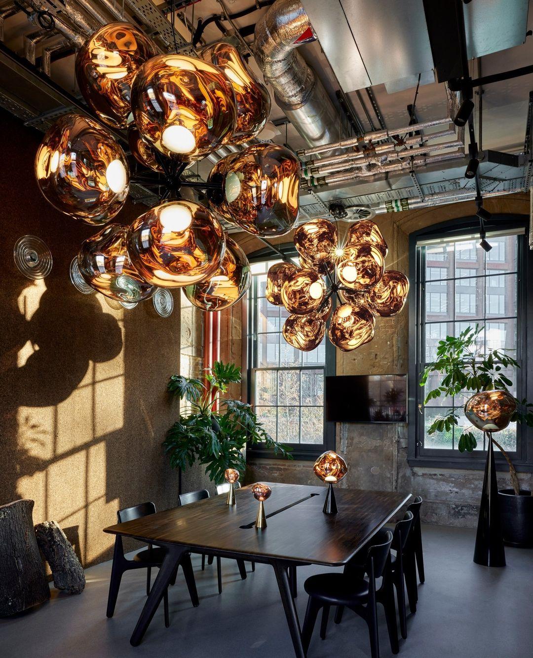 Pendant Lamp Metal 11 in Adjustable Ceiling Light Silver Gold Rose Gold Smoky Gray | Kalsten
