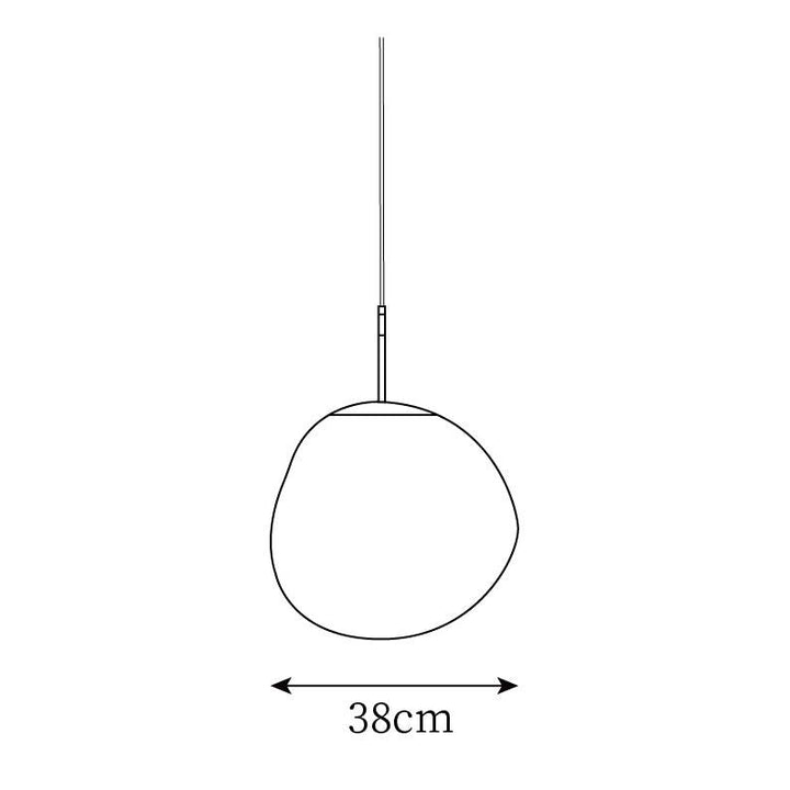 Pendant Lamp Metal 11 in Adjustable Ceiling Light Silver Gold Rose Gold Smoky Gray | Kalsten