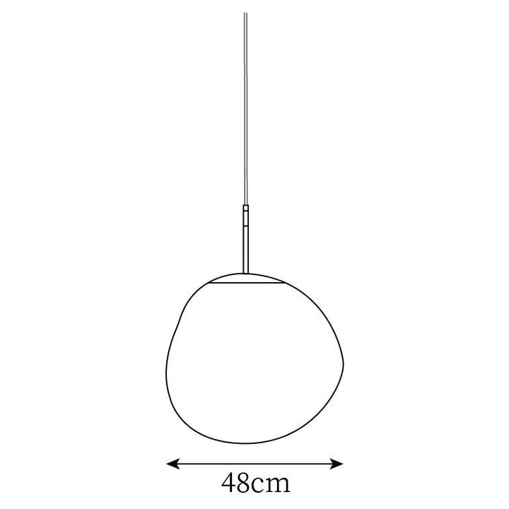Pendant Lamp Metal 11 in Adjustable Ceiling Light Silver Gold Rose Gold Smoky Gray | Kalsten