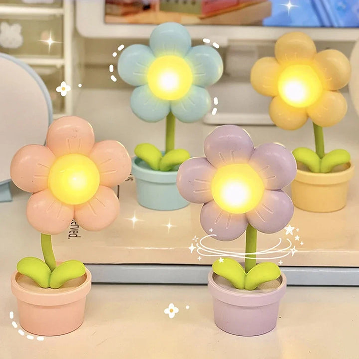 BloomAura – Elegant Petite Flower Table Lamp for Soft Lighting | Kalsten