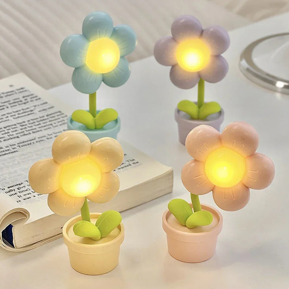 BloomLite – Atmospheric Flower-Shaped Table Lamp with Soft LED Light Kalsten