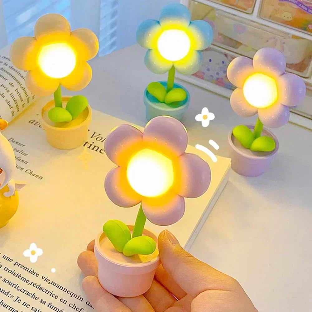 BloomLite – Atmospheric Flower-Shaped Table Lamp with Soft LED Light Kalsten