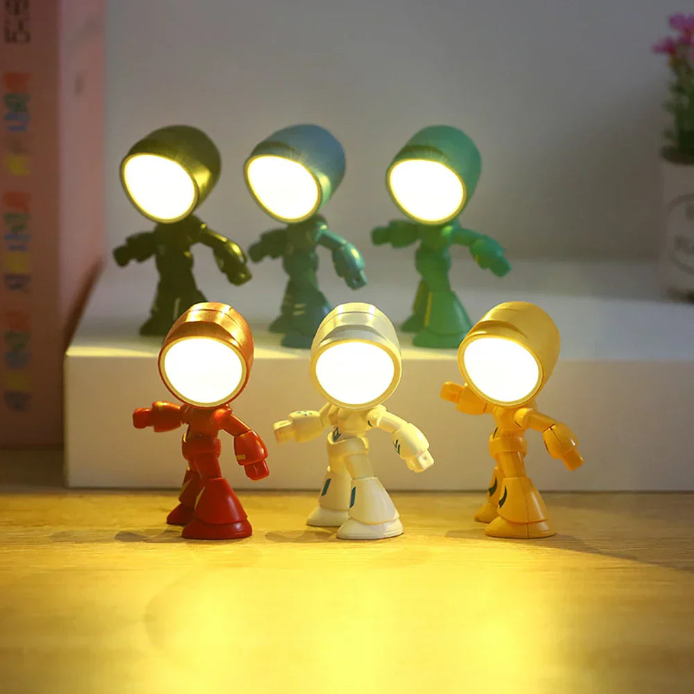 Cute Robot Table Lamp – Creative LED Light for Children's Room and Desk | Kalsten