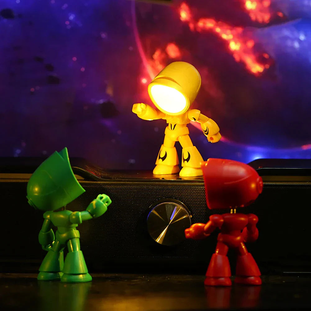 Cute Robot Table Lamp – Creative LED Light for Children's Room and Desk | Kalsten