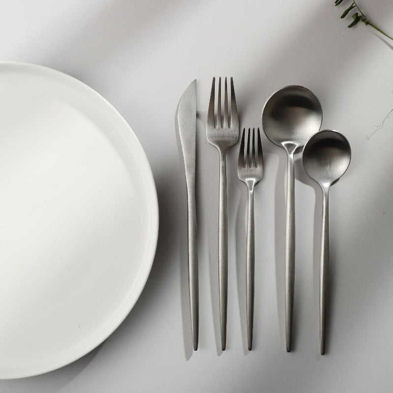 Modern Luxe Cutlery Set of Stainless Steel in Stylish Colors Kalsten