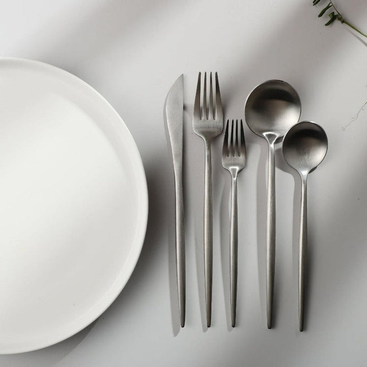 Modern Luxe Cutlery Set of Stainless Steel in Stylish Colors Kalsten