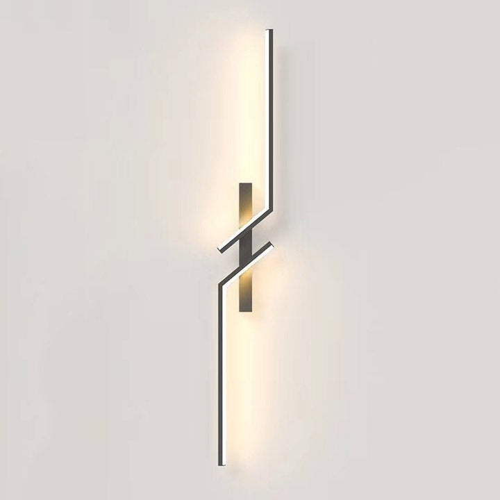 Striped LED Wall Lamp – Modern 3-Color Dimmable Design