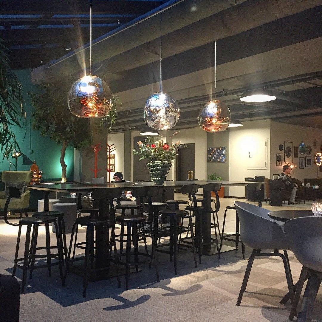 Modern Lava Pendant Lamp 7 in Copper Chrome Gold Ceiling Dining Lighting Mirror Effect Hanging Fixture | Kalsten