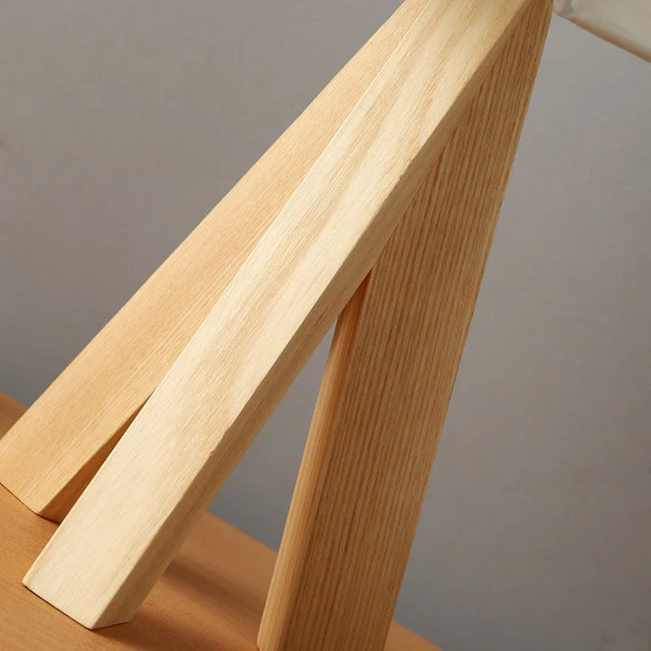 Wood Opaline - Modern Wooden Tripod Table Lamp Kalsten