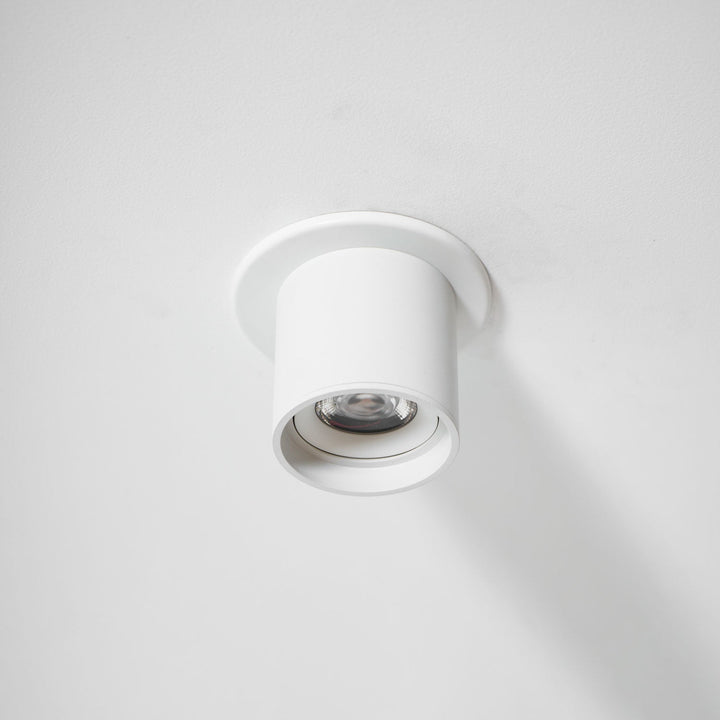Metal Ceiling Light 3.1 in x 3.3 in White Indoor Modern Flush Mount LED Fixture Warm Neutral Cool | Kalsten