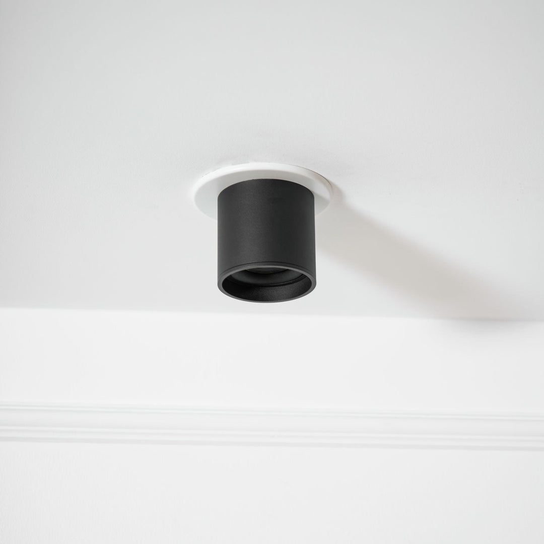 Metal Ceiling Light 3.1 in x 3.3 in White Indoor Modern Flush Mount LED Fixture Warm Neutral Cool | Kalsten