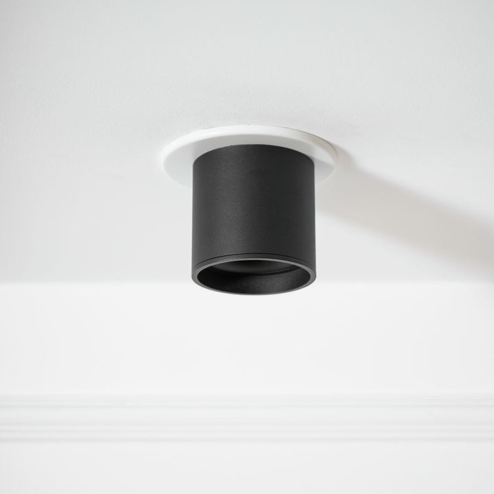 Metal Ceiling Light 3.1 in x 3.3 in White Indoor Modern Flush Mount LED Fixture Warm Neutral Cool | Kalsten