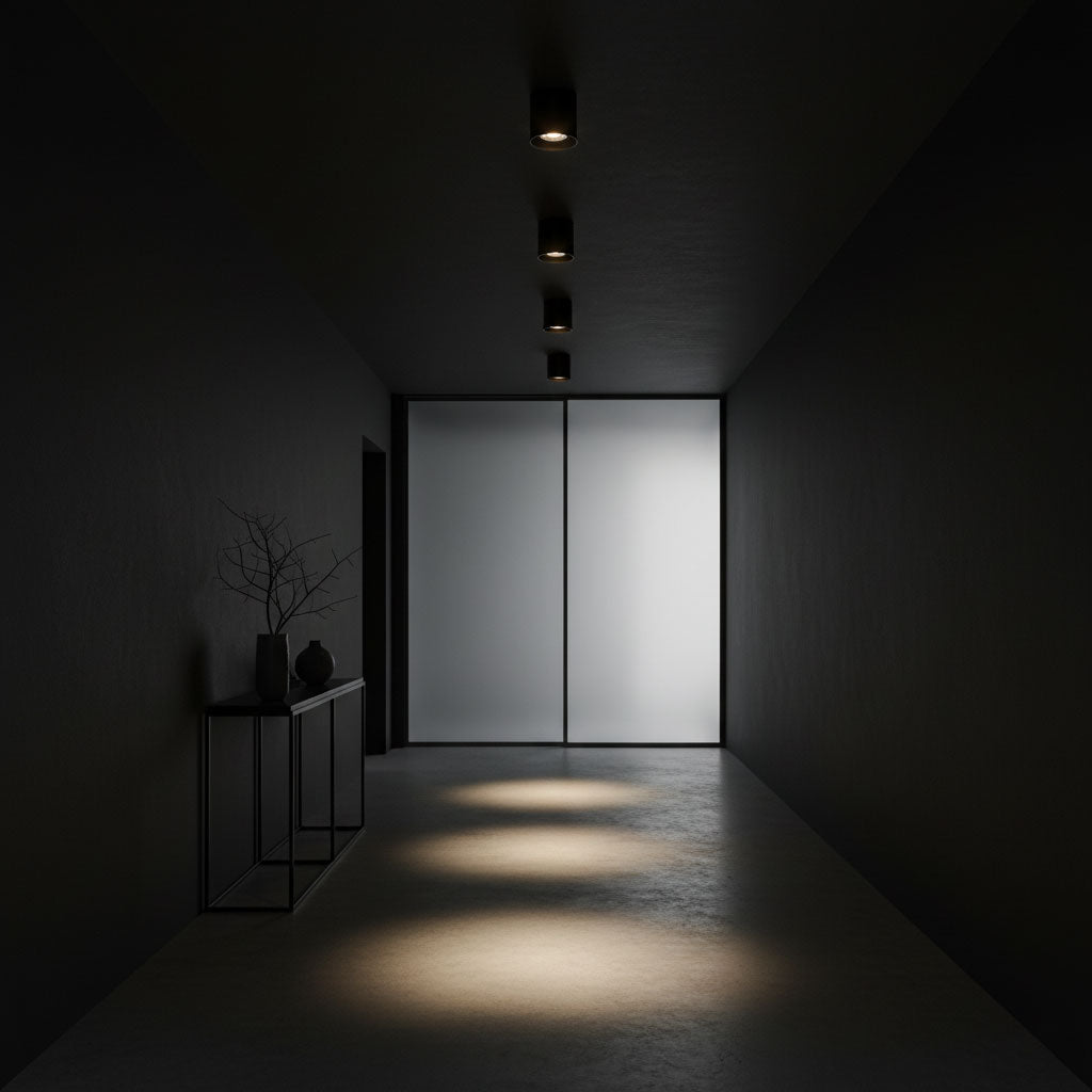 Metal Ceiling Light 3.1 in x 3.3 in White Indoor Modern Flush Mount LED Fixture Warm Neutral Cool | Kalsten