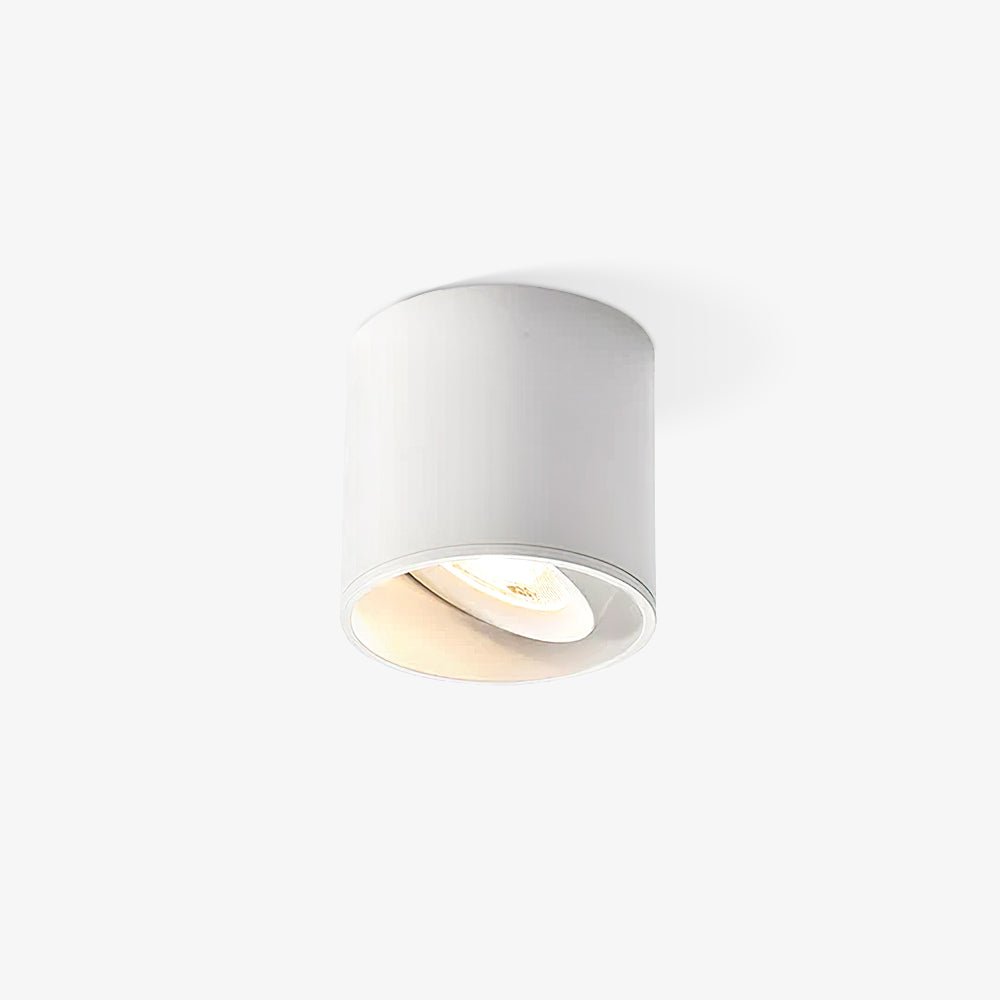 Metal Ceiling Light 3.1 in x 3.3 in White Indoor Modern Flush Mount LED Fixture Warm Neutral Cool | Kalsten