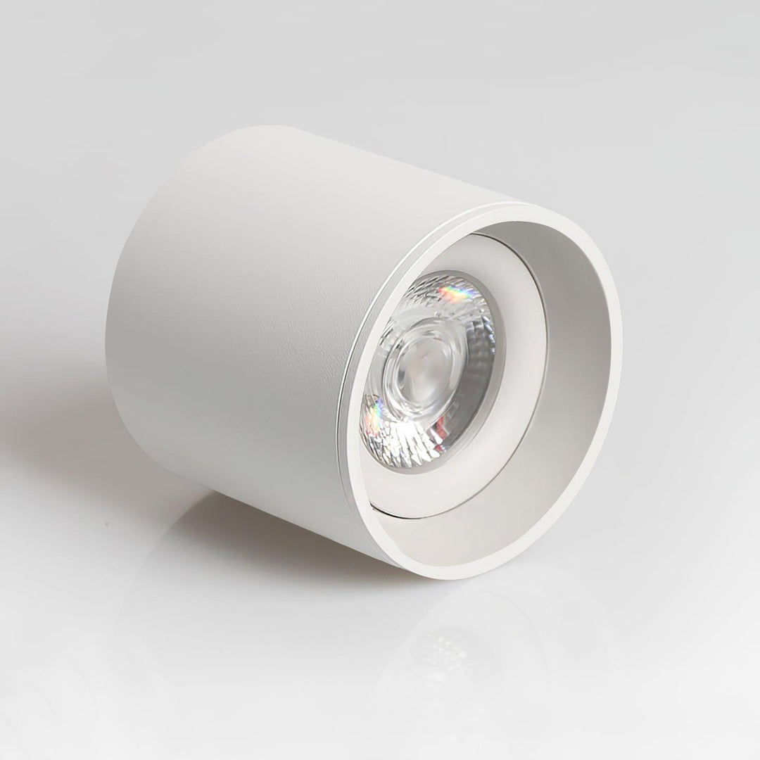 Metal Ceiling Light 3.1 in x 3.3 in White Indoor Modern Flush Mount LED Fixture Warm Neutral Cool | Kalsten