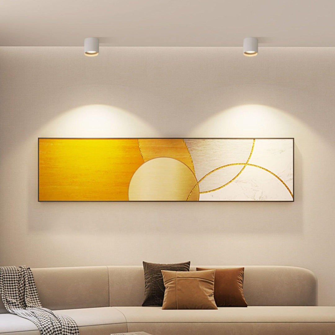 Metal Ceiling Light 3.1 in x 3.3 in White Indoor Modern Flush Mount LED Fixture Warm Neutral Cool | Kalsten