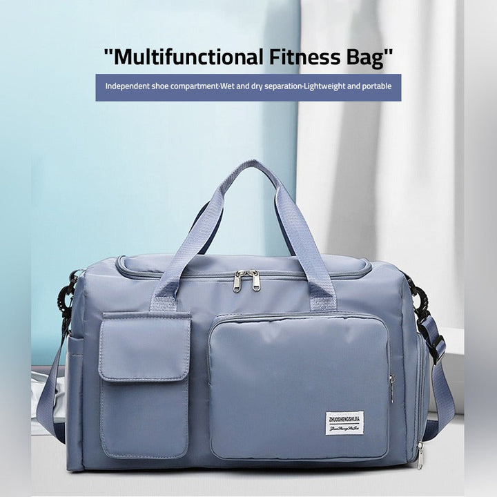 Kalsten | Traventix Travel Bag with Multiple Compartments | Waterproof & Lightweight | Sports, Fitness & Weekend Bag for Men & Women